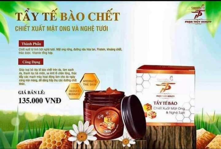 Tẩy.tế.bào.chết.mật.ong.và.nghệ.tươi.250Gr.135K