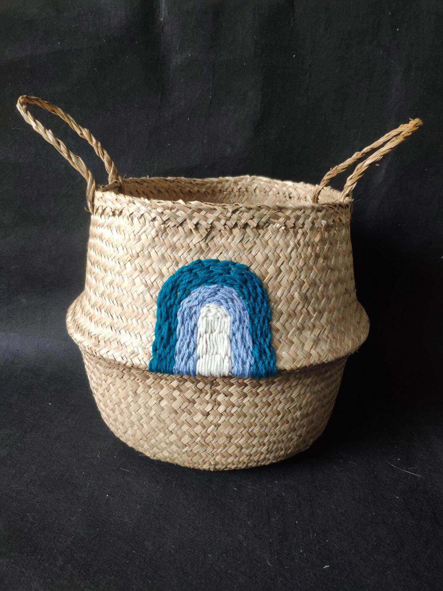 Giỏ cói size 35cm thanh lý