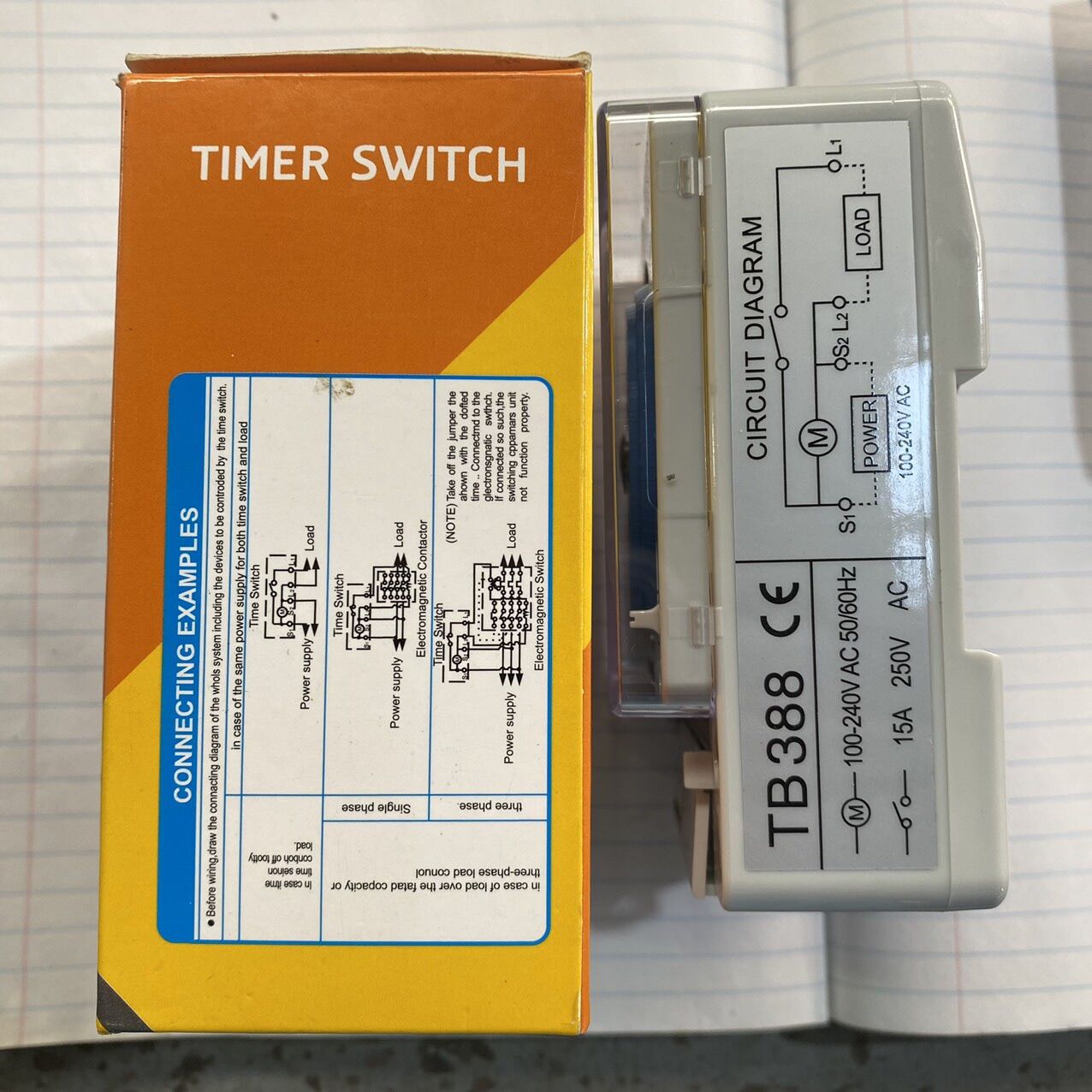 Công tắc hẹn giờ Timer Switch TB388 - 220VAC