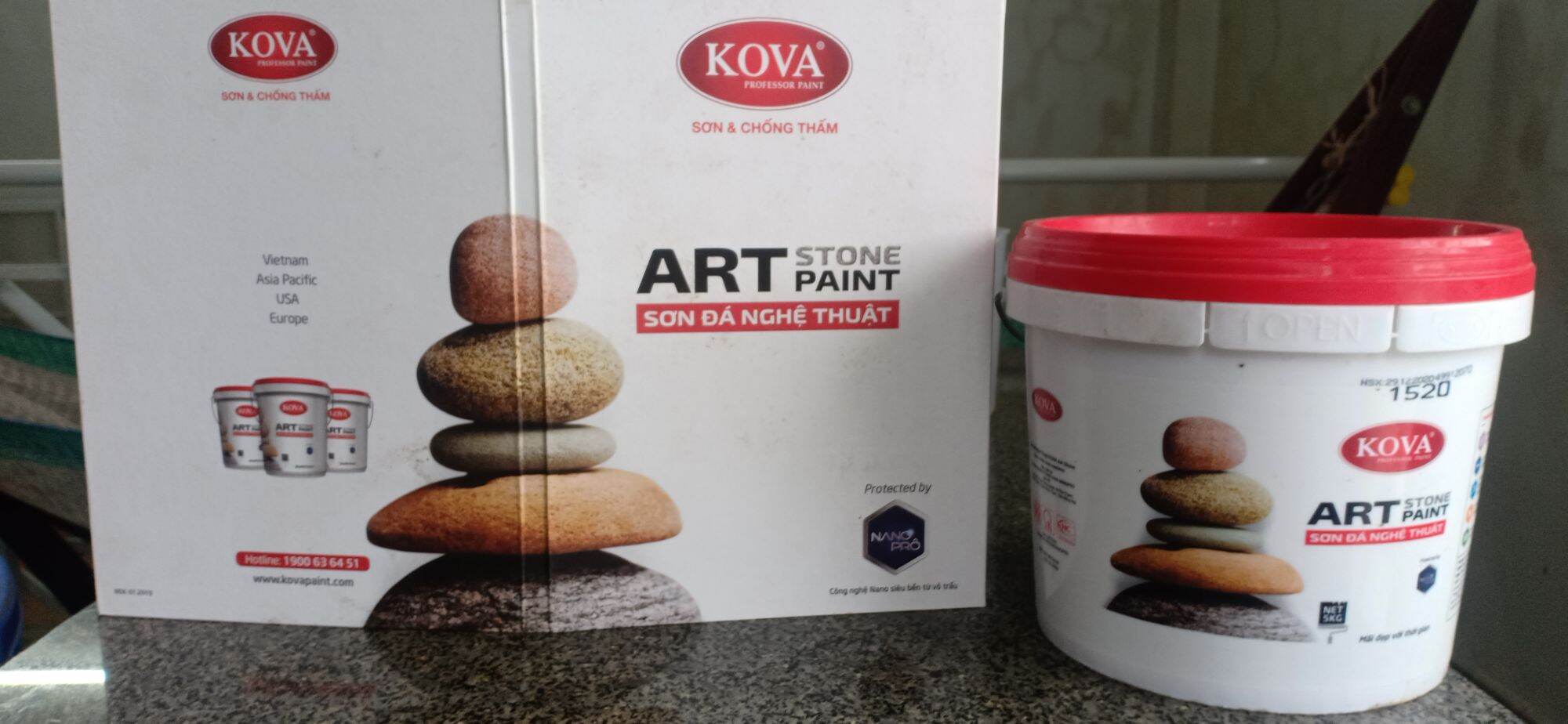 (giá ưu đãi) sơn giả đá kova ATR STONE(5k)