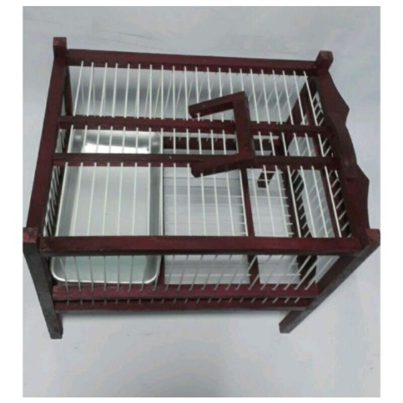 Lồng tắm cho chim chào mào bằng gỗ