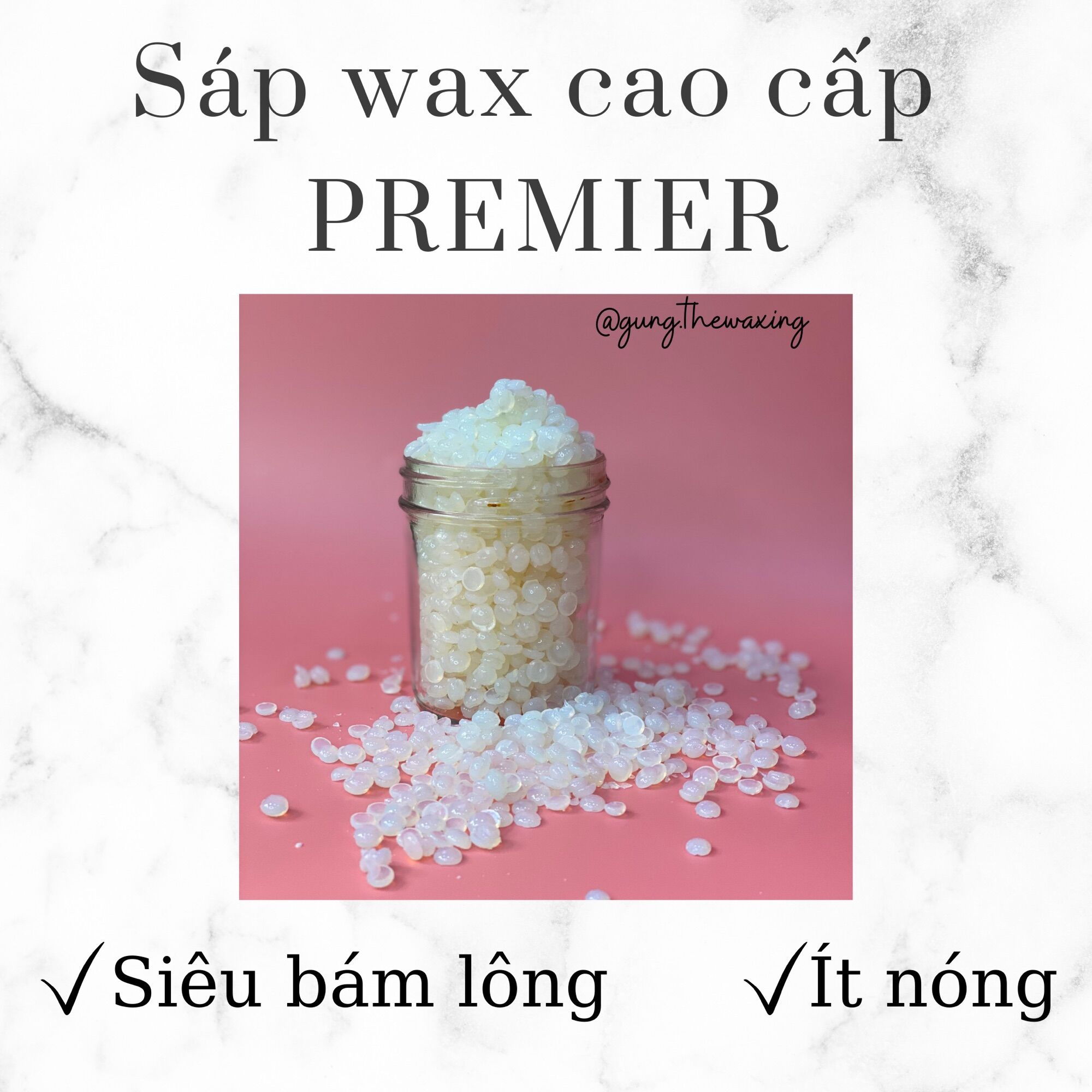 Combo 1 Wax Premier Tẩy Lông Triệt Lông (KHÔNG KÈM NỒI ĐUN)