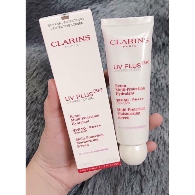 Kem chống nắng CLARINS 50ml Pháp(hồng-trắng-tím)