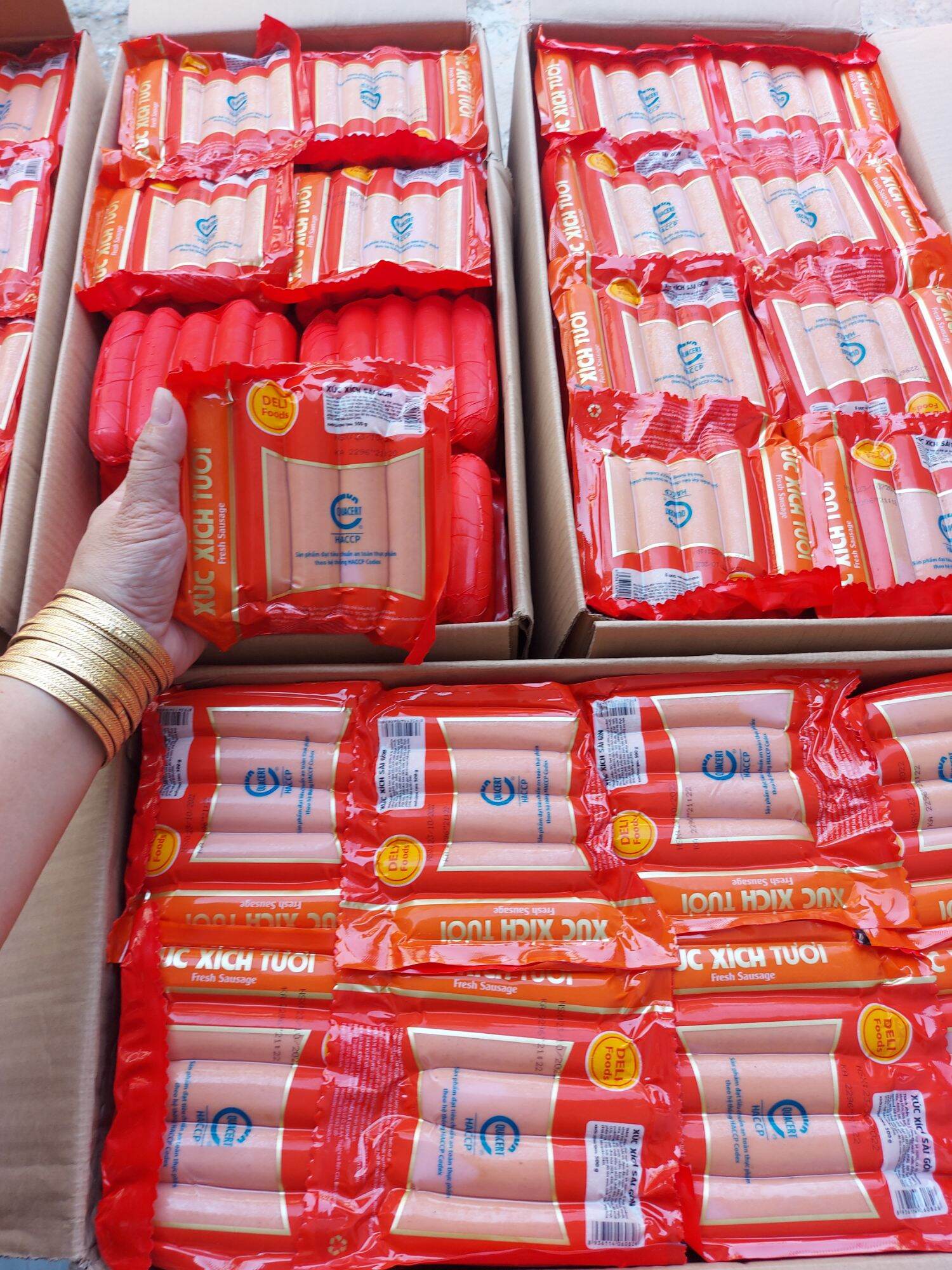 Xúc xích tokyo bd gói 500g .10cây