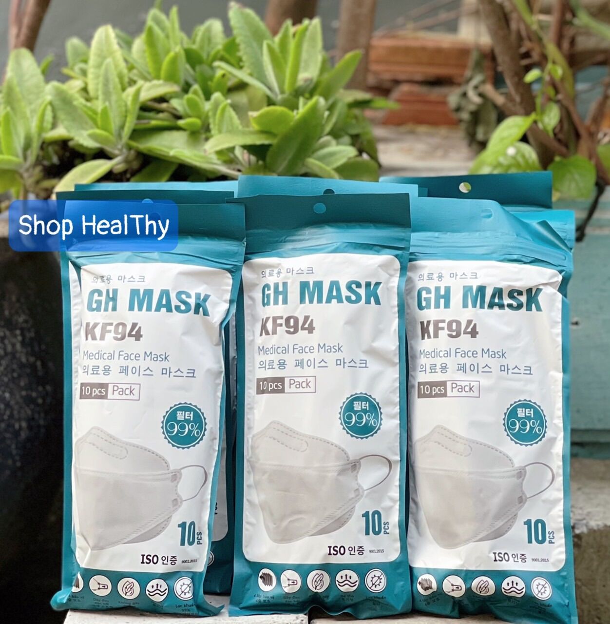 Khẩu Trang Y Tế KF94 Gia Hưng - 4 lớp Cao Cấp Kháng Khuẩn, Chống Bụi Mịn PM 2.5