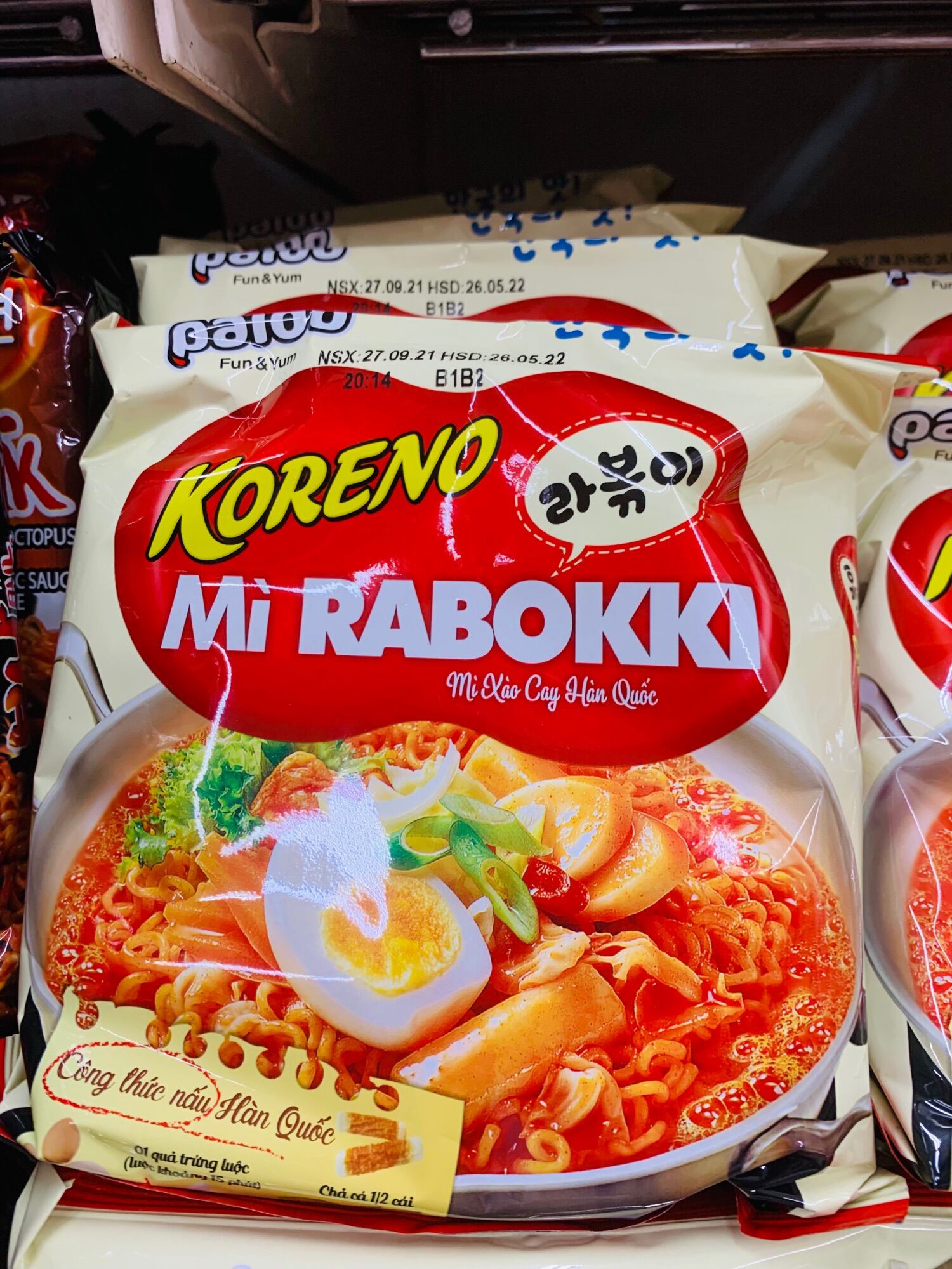 Mì cay Hàn Quốc Rabokki