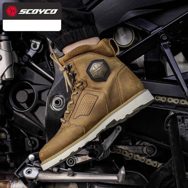 Giày bảo hộ moto classic Scoyco MT071