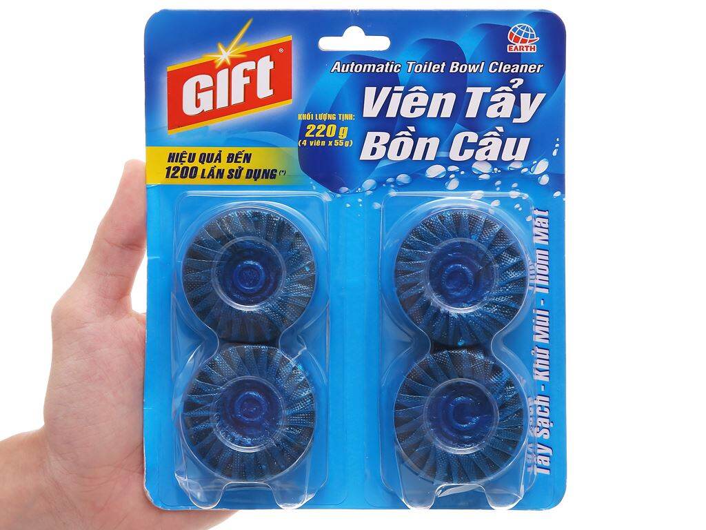 Viên Tẩy Bồn Cầu Gift
55g x 4
