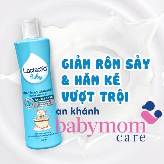 (Chính hãng) Lactacyd cho bé giảm rôm sảy và hăm kẽ 250ml