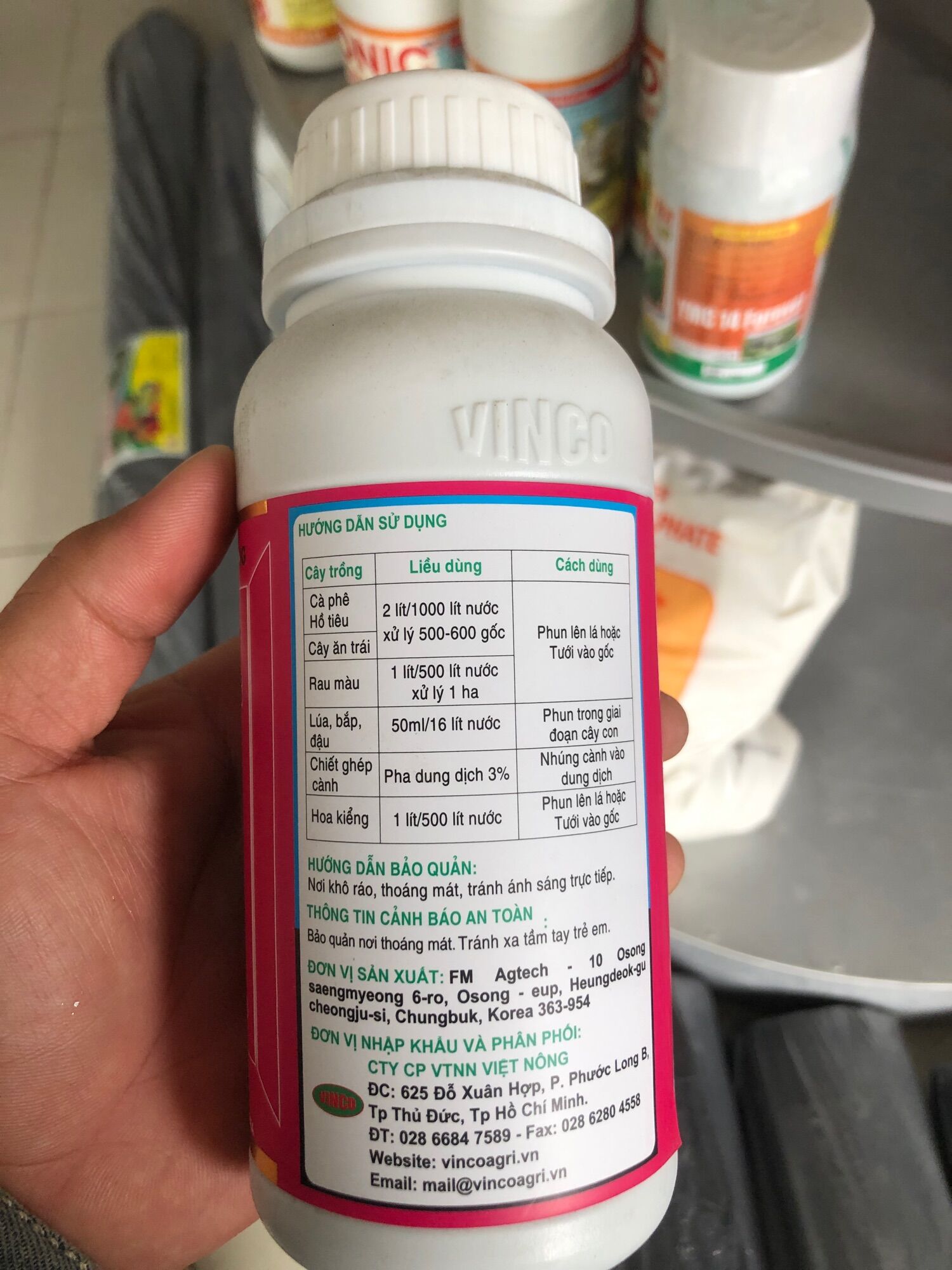 Vinco root chai 500ml