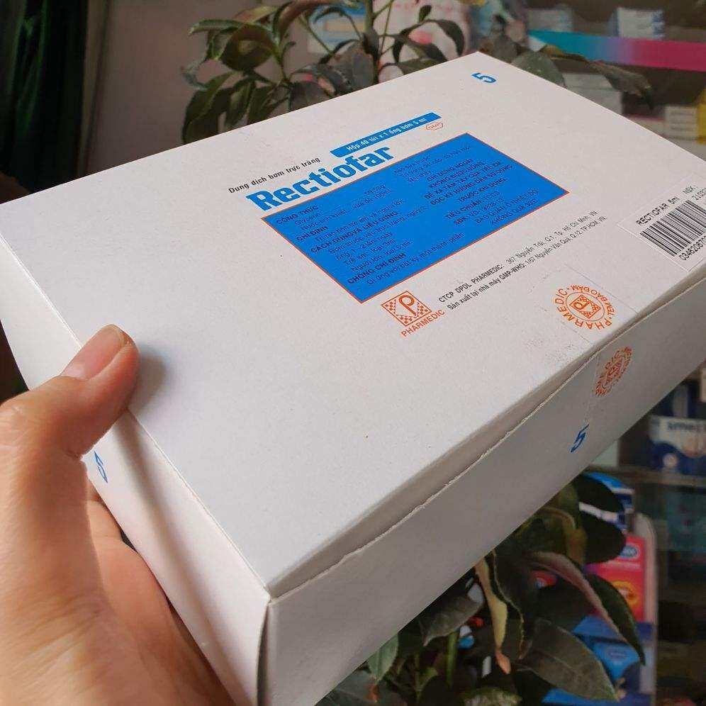 Bơm đi cầu, bơm táo bón Rectiofar người lớn và trẻ em (bán lẻ) - Đông Anh pharmart