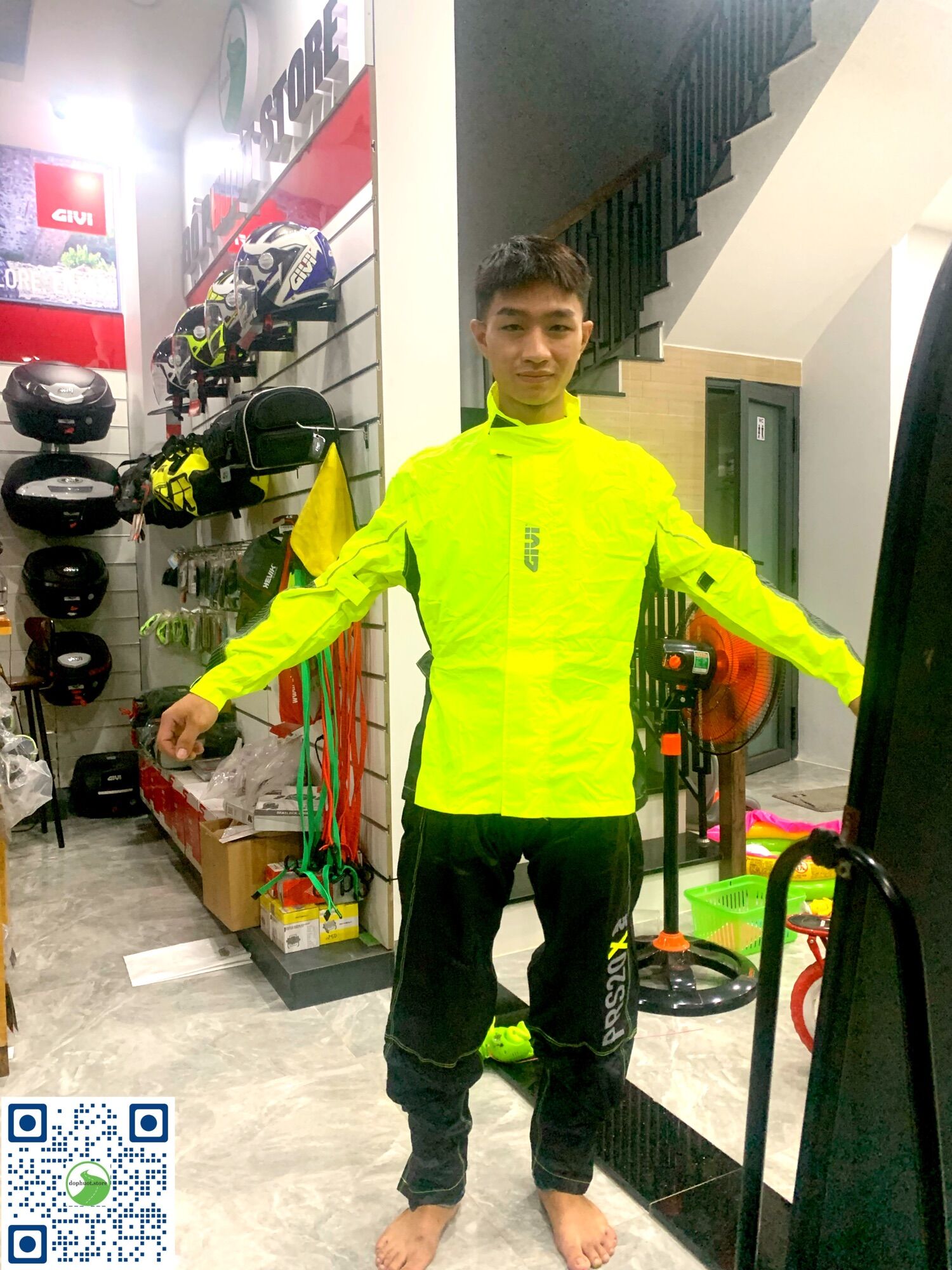 Áo mưa bộ Givi PRS20X