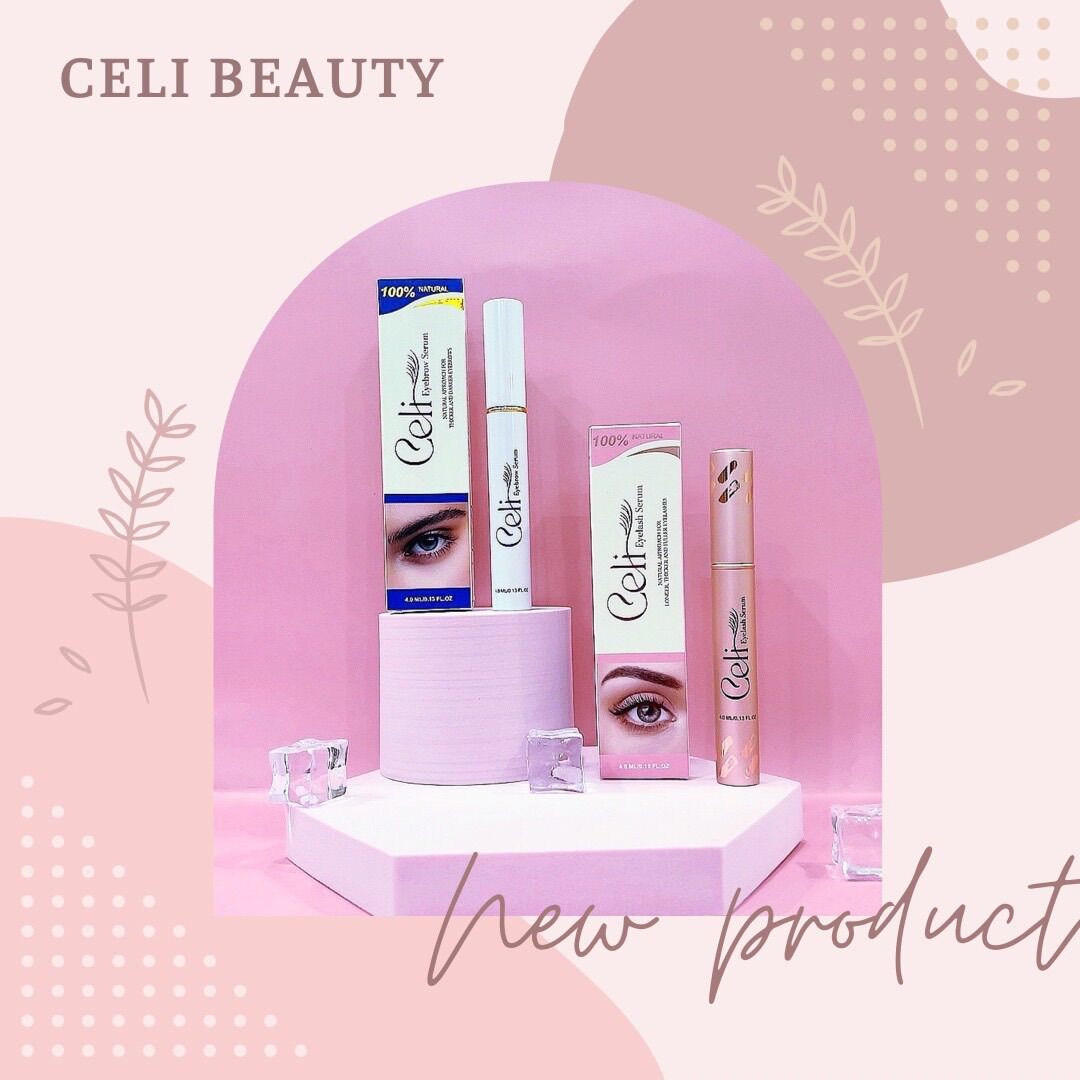 Combo serum dưỡng mi - mày celi toàn diện cho đôi mi chắc khỏe - dài - cong vút
