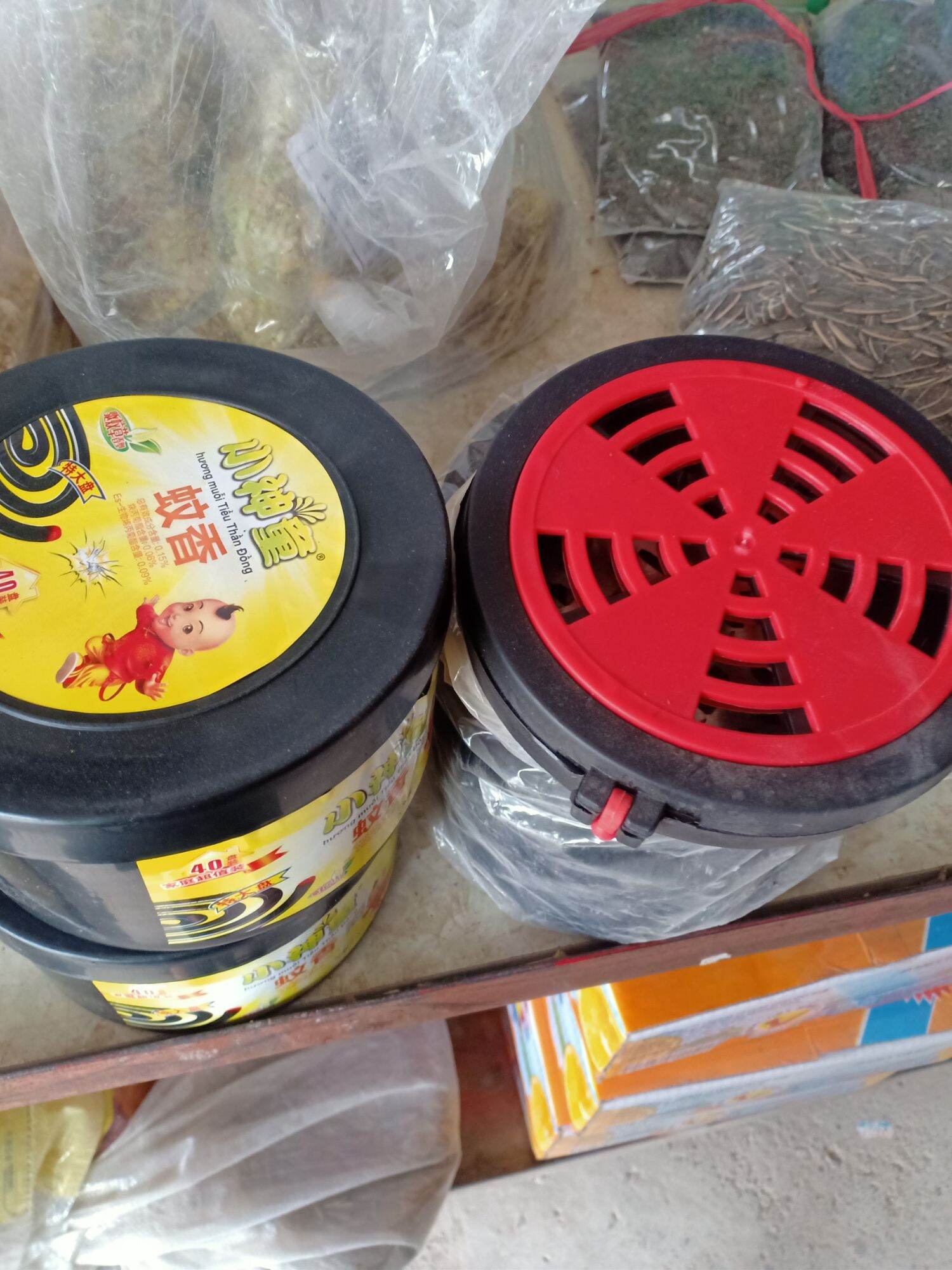 combo 1 thùng khay đựng nhang muỗi 100 cái