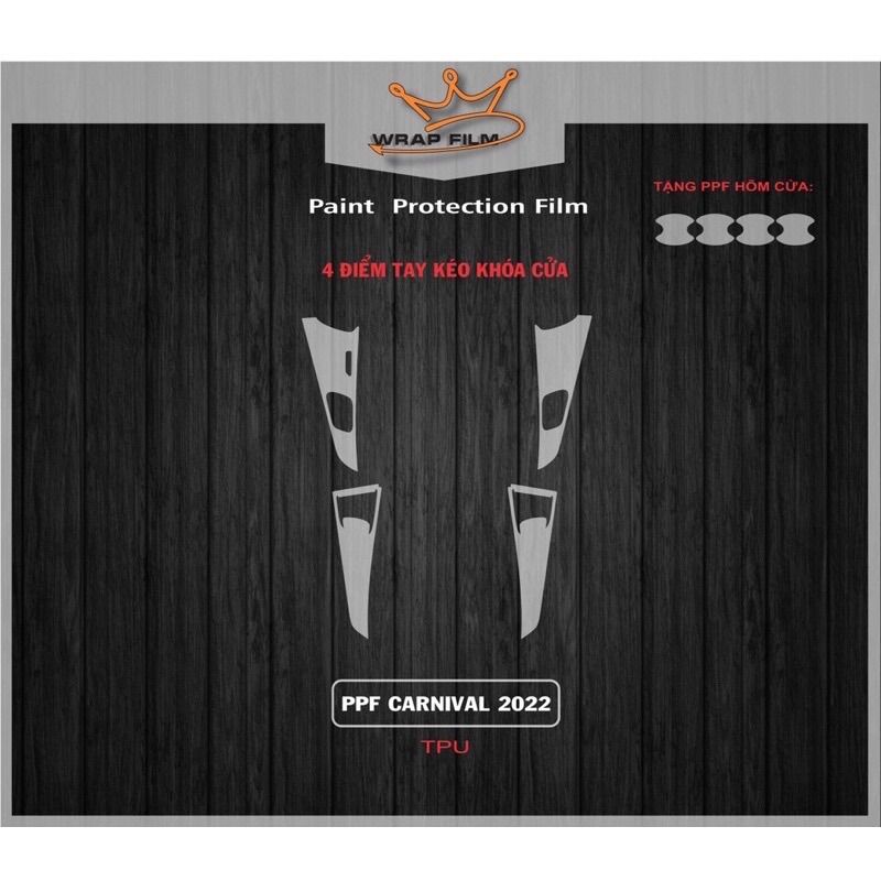 Film dán PPF TPU nội thất CARNIVAL 2022