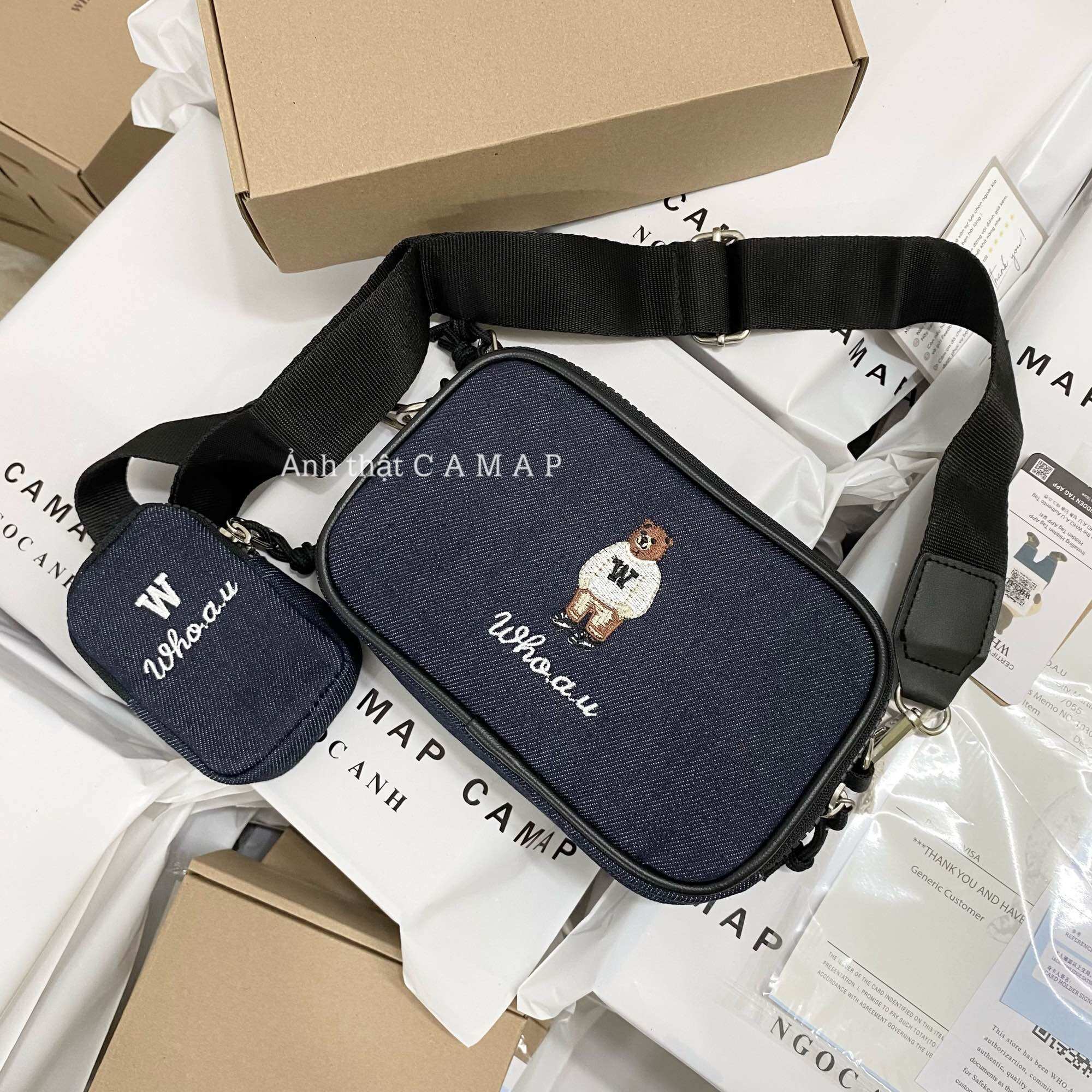 Túi đeo chéo Unisex Whoau