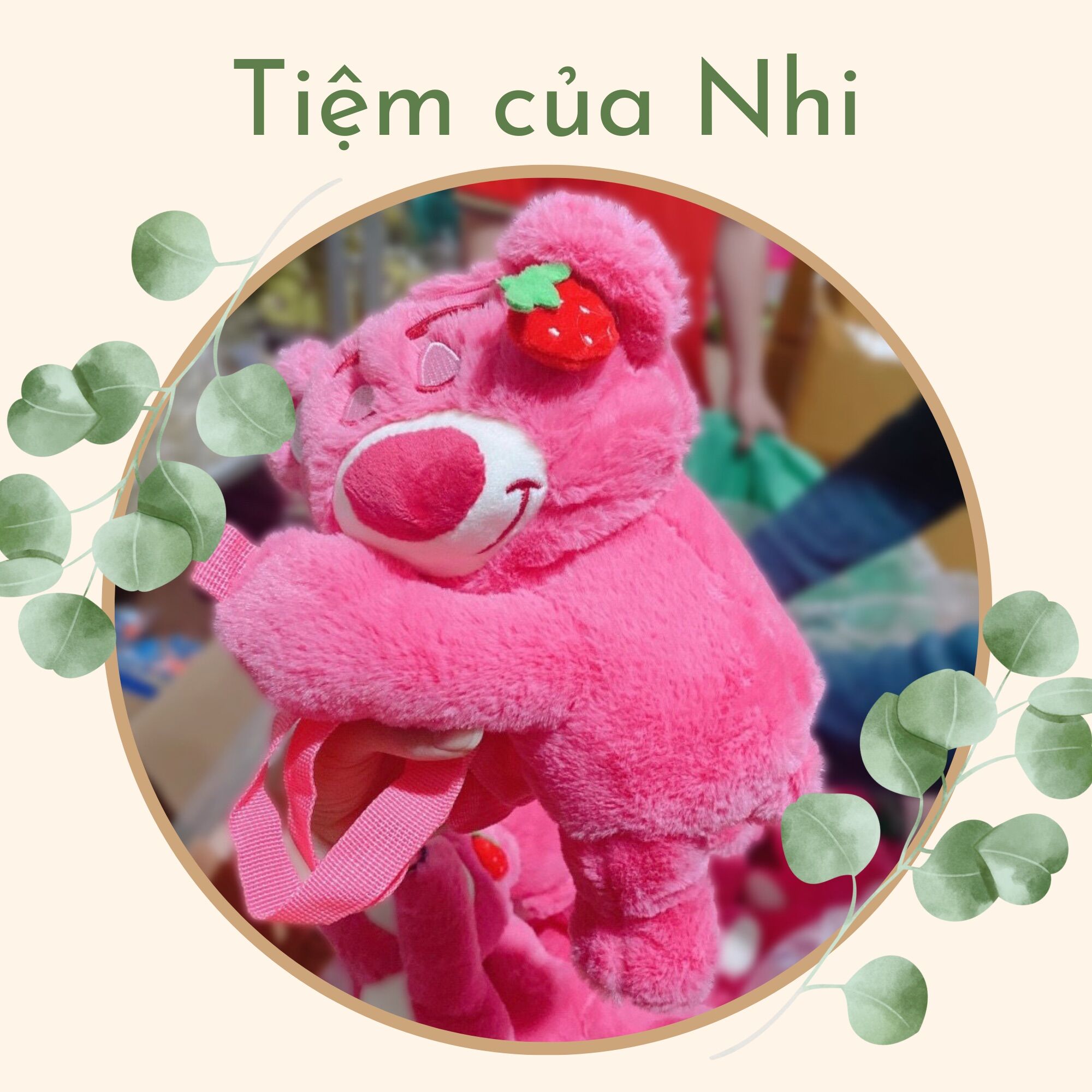 TÚI ĐEO GẤU DÂU LOTSO