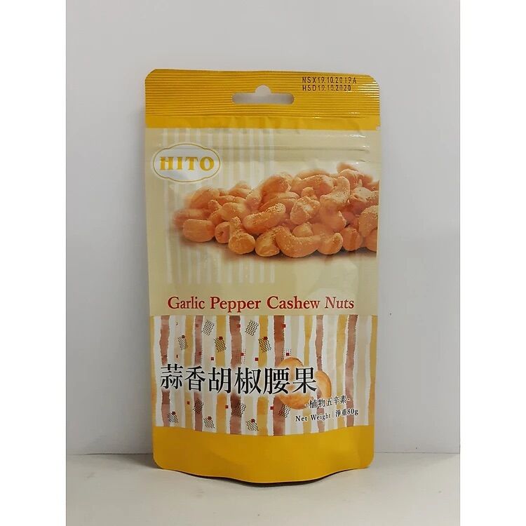 Hạt điều vị tiêu tỏi 80g