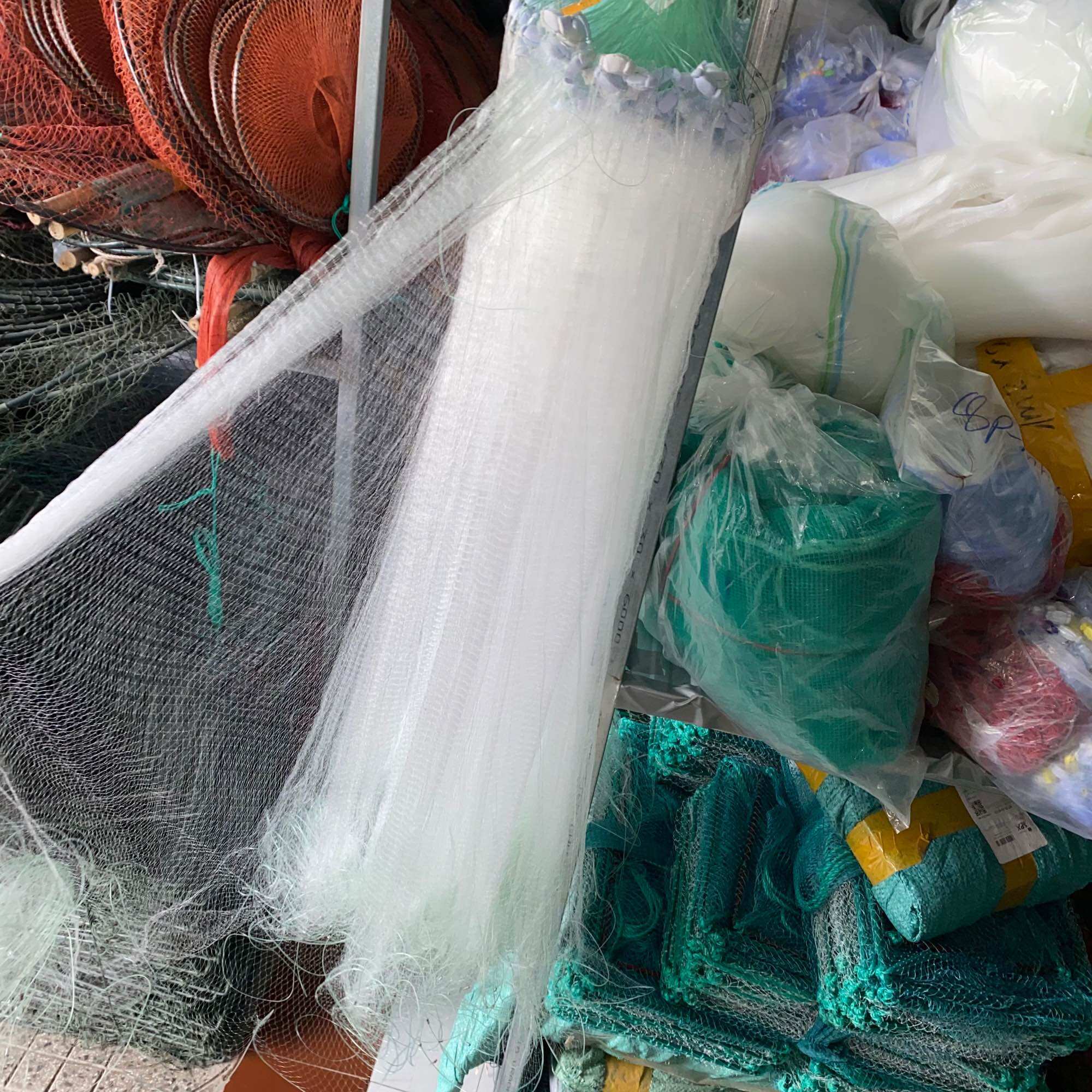 Tay 45/50m lưới lòng tong bắt cá suối cá nhỏ...