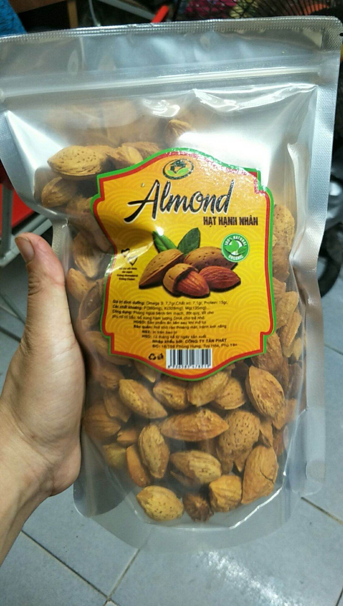 Hạnh nhân rang bơ gói 500gr