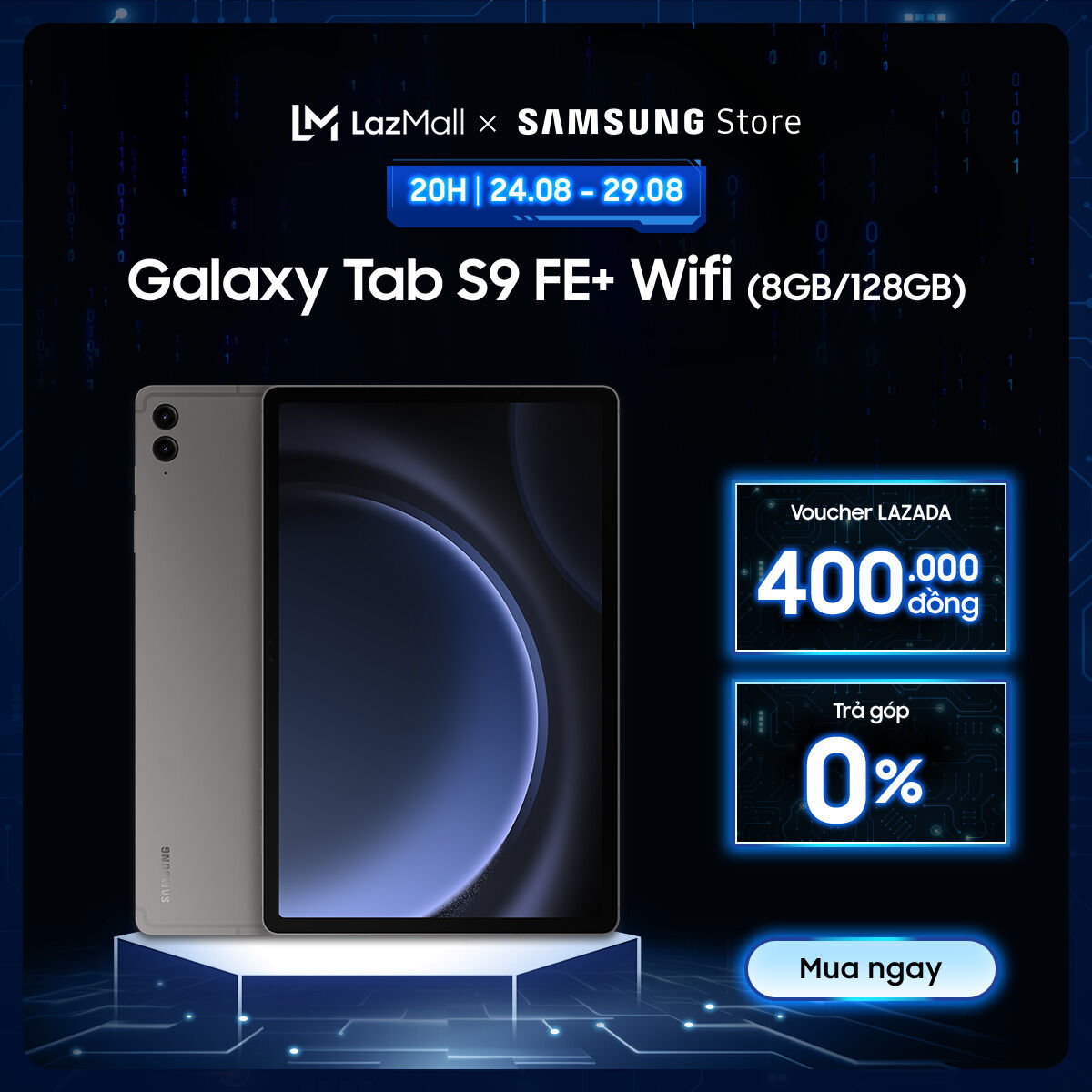 Máy tính bảng samsung galaxy tab s9 fe+ 8gb/128g