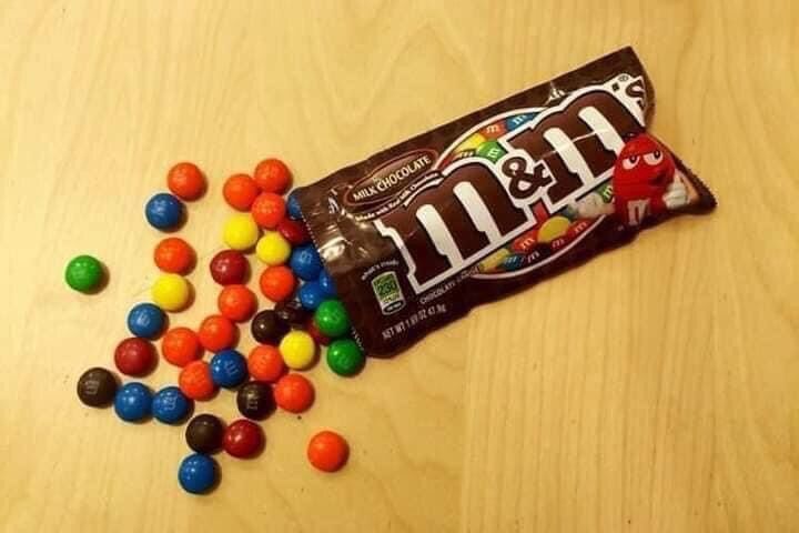 1 gói socola sữa m&m 37gram