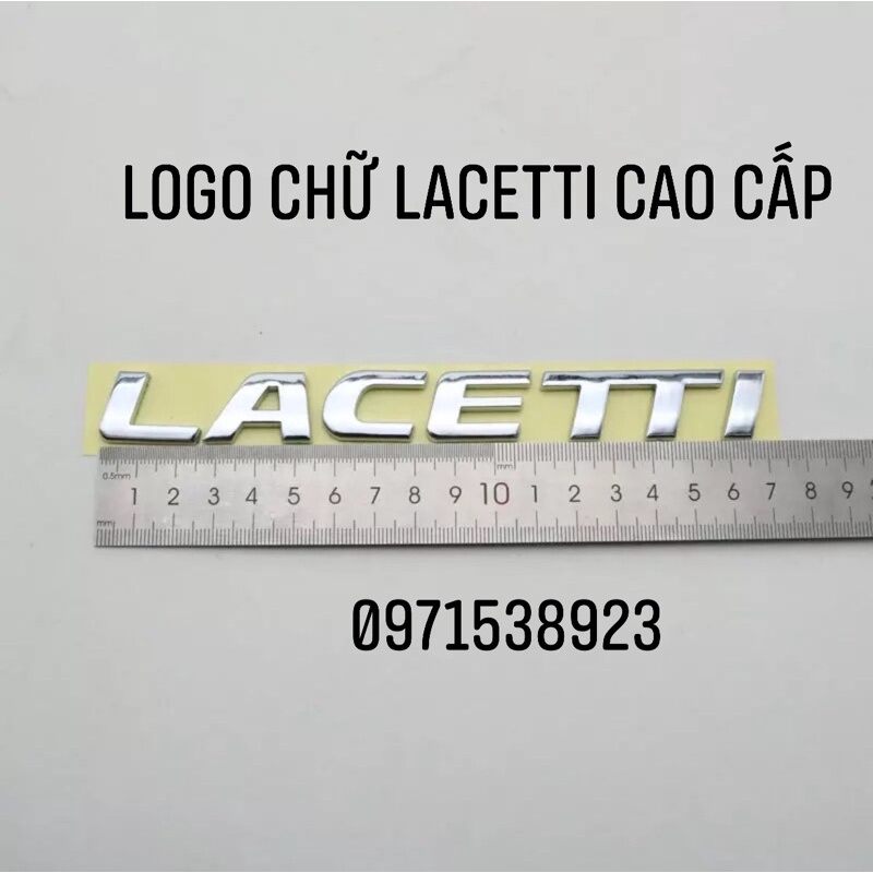 Logo chữ nổi lacetti cao cấp