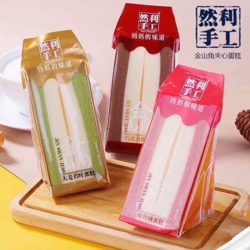 cái bánh bông lan tươi nhân kem Yipin đậu nành/ xoài/ dưa lưới Đài Loan cái lớn 70gam