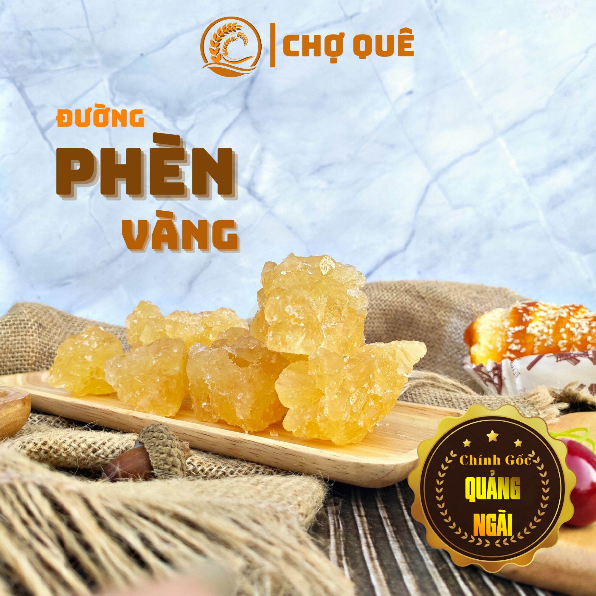 Đường Phèn Vàng - Đường Phèn Vàng Nguyên Chất , Đường Phèn Vàng Quảng Ngãi
