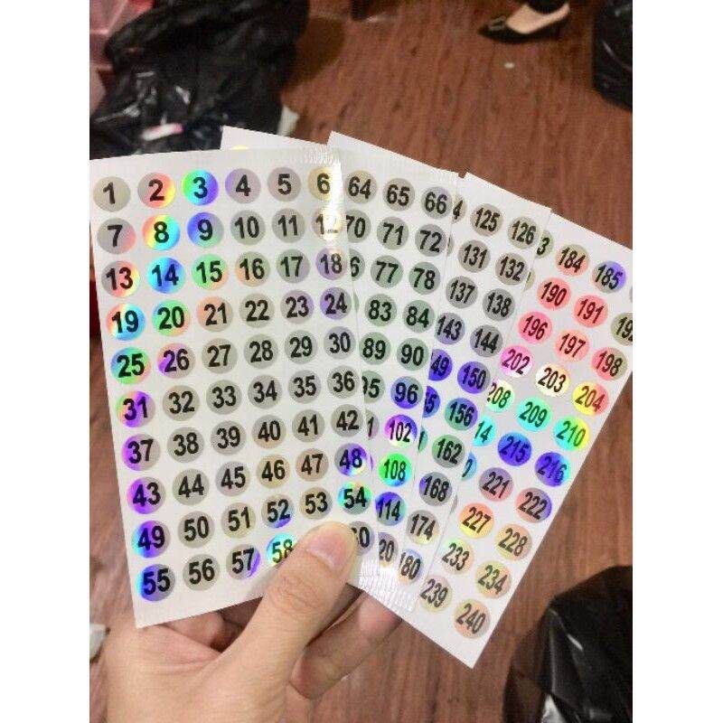 [HCM]Tem dán từ số 01-240