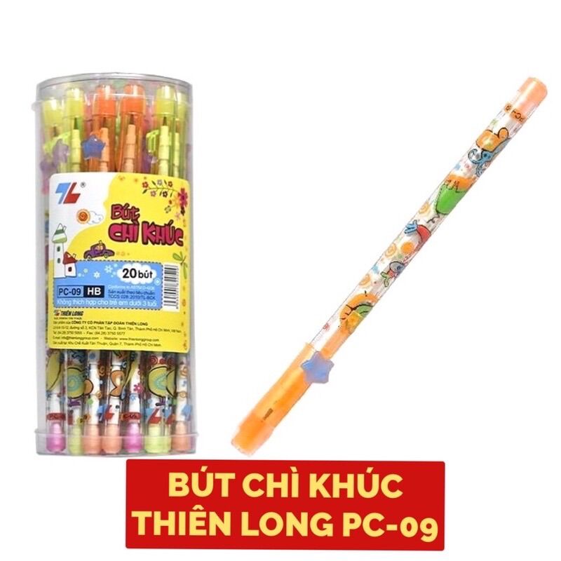 BÚT CHÌ KHÚC-BÚT CHÌ ĐỐT THIÊN LONG PC-09.(HÀNG CÔNG TY CHÍNH HÃNG)