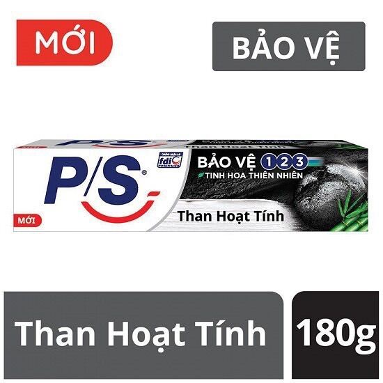 Combo 2 Kem Đánh Răng Trắng Răng Than Tre Hoạt Tính 180G