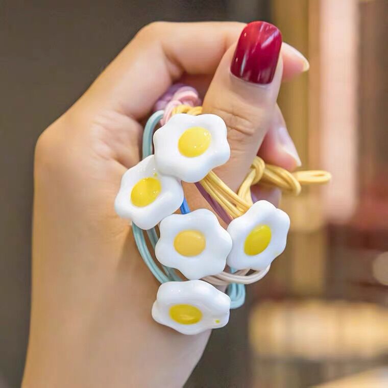 Dây cột tóc hình trứng ngộ nghĩnh Meily Store