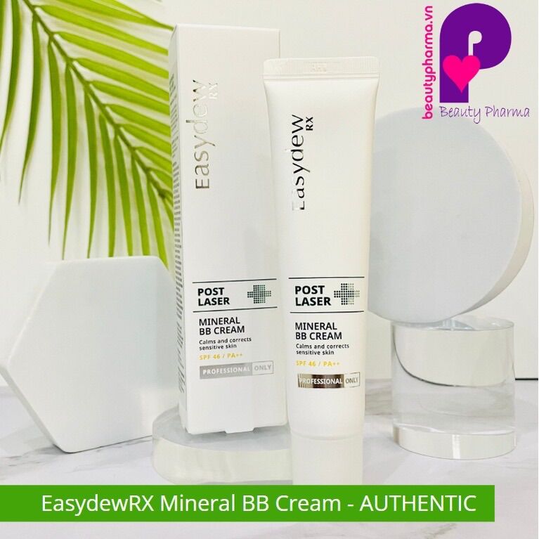 Kem chống nắng Mineral BB Cream Easydew Ex SPF50+ phục hồi da che khuyết điểm 50ml easydew