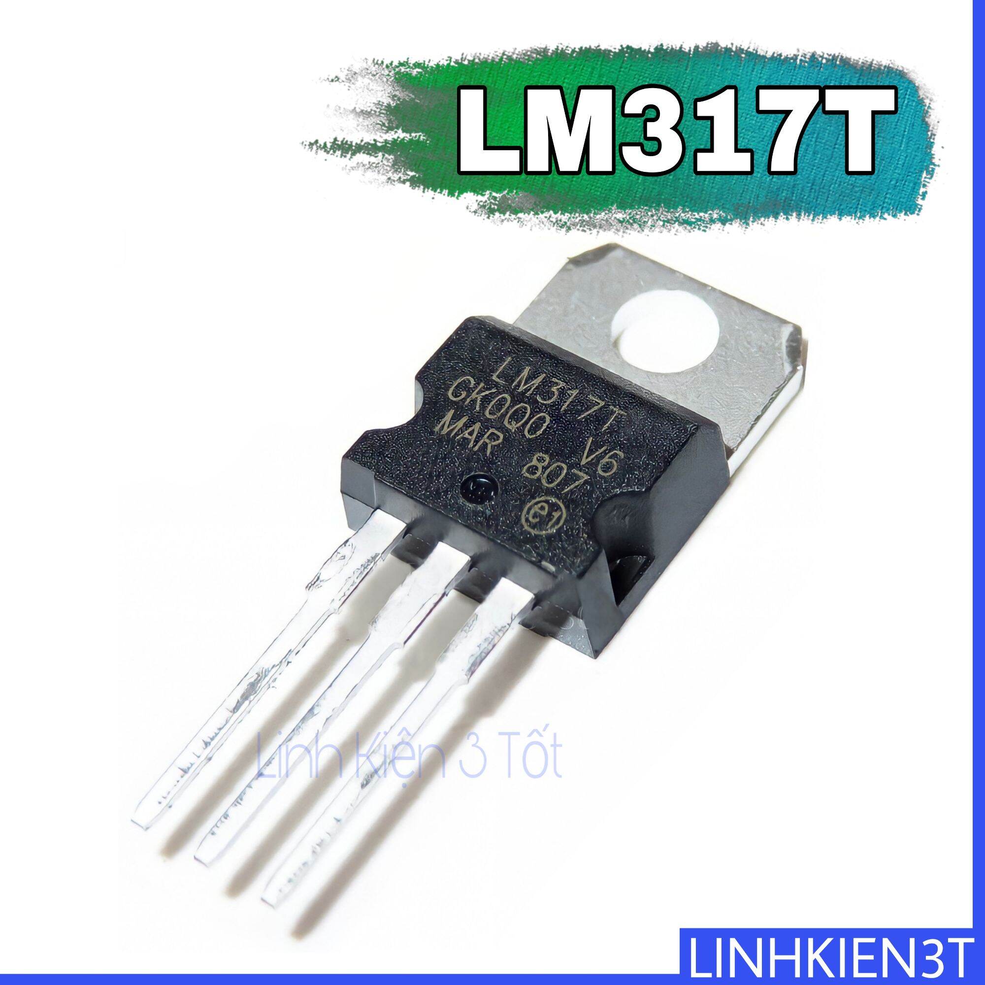 Ic ổn áp lm317t lm317 1.2-37v to-220 chính hãng