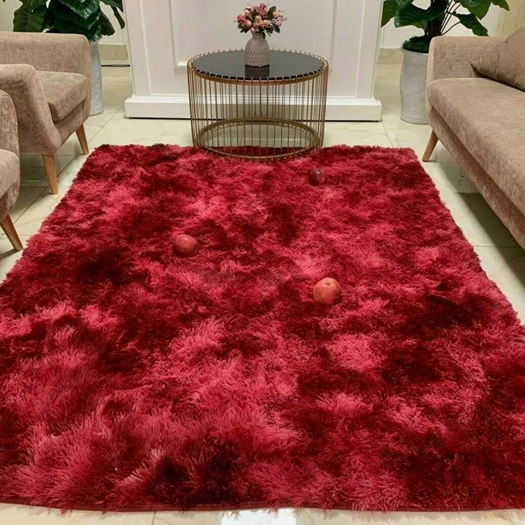 Thảm lông loang decor siêu hot