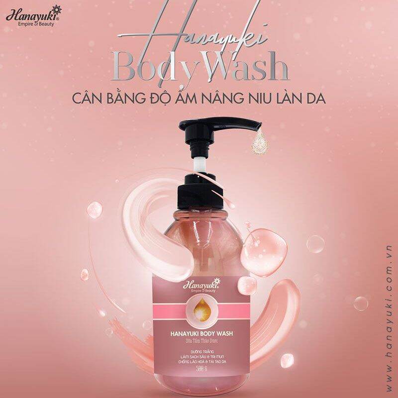 [HCM]sữa tắm hanayuki 500ml