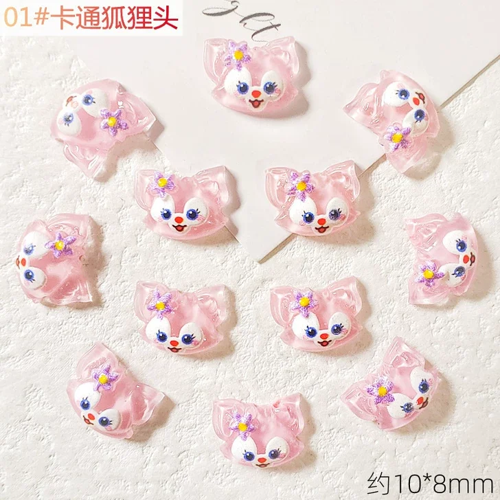 Charm nail mẫu hoạt hình
