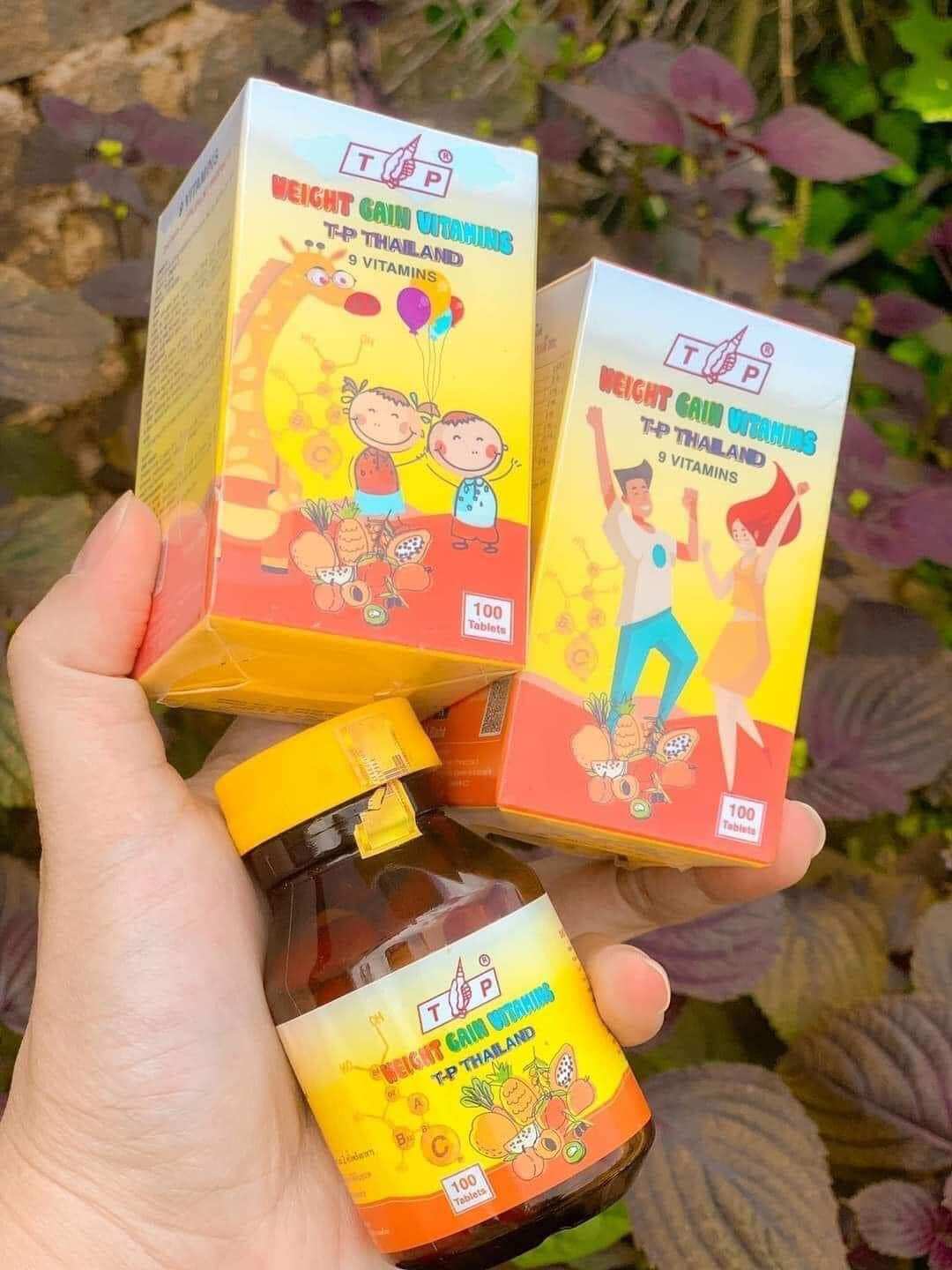 ( Combo 3 hộp ) Vitamin Tăng Cân TP Thái Lan 100 viên [ Có check mã vạch sp chính hãng ]