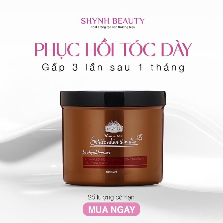 [HCM]Kem ủ tóc nhân sâm đào Swhite mẫu mới 2023