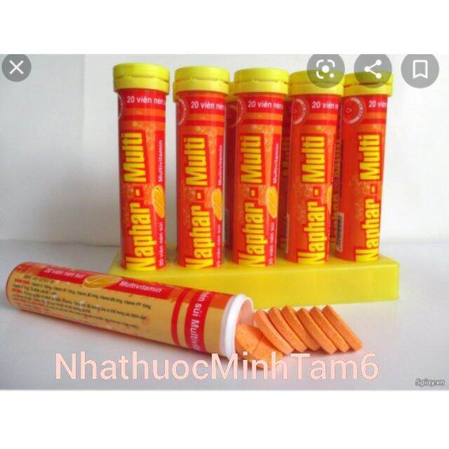 Napha-multi plus - viên sủi tăng cường sức đề kháng