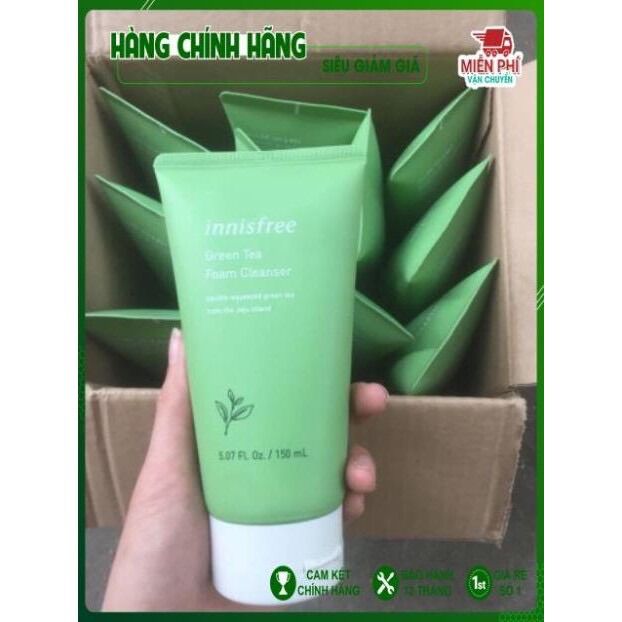 Sữa rửa mặt Innifree Green 150ml Tinh chất trà xanh