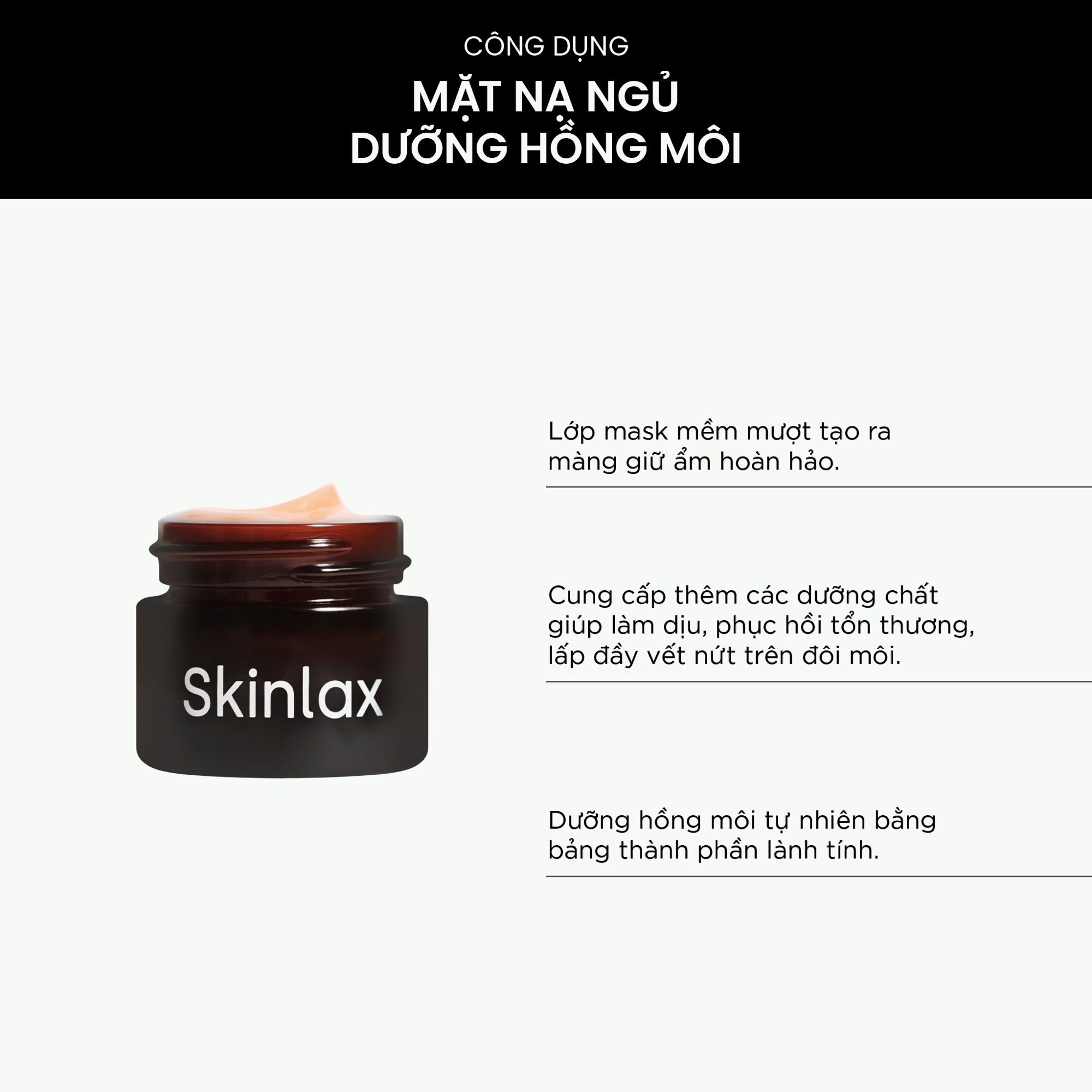 Mặt Nạ Ngủ Dưỡng Môi SKINLAX ( 10g )