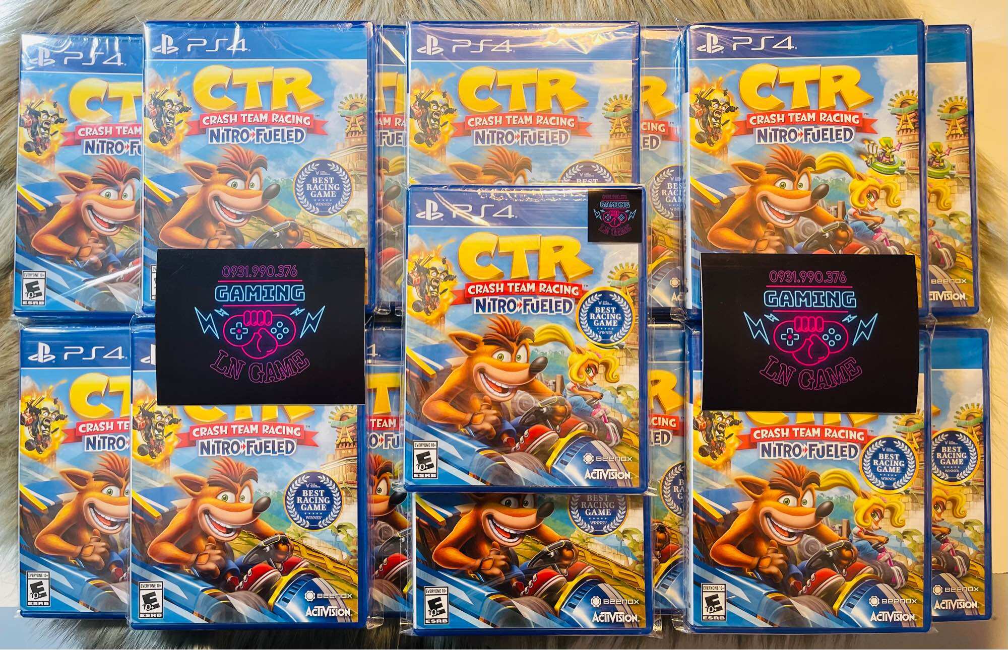 Đĩa Game PS4 : Crash Team Racing Nitro Fueled (new)