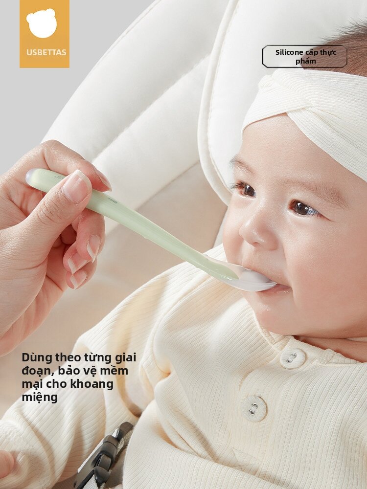 [Usbettas | Silicone Baby Feeding Spoon,Usbettas | Silicone Baby Feeding Spoon,] Giá  228,000 Đồng*Miễn phí vận chuyển