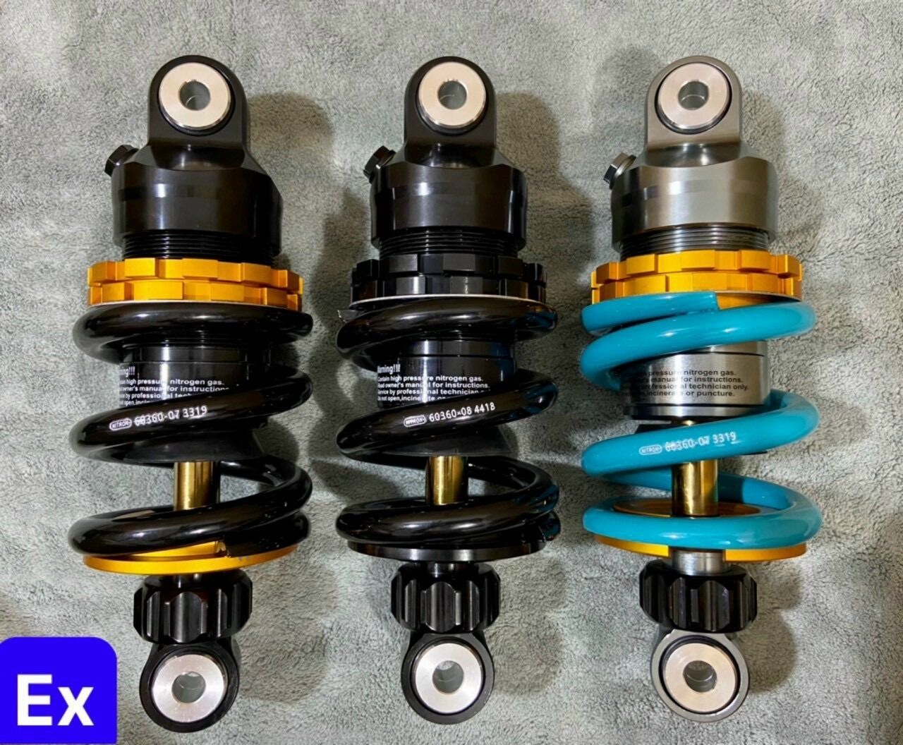 Phuộc nitron ohlins gắn ex 135 ex 150