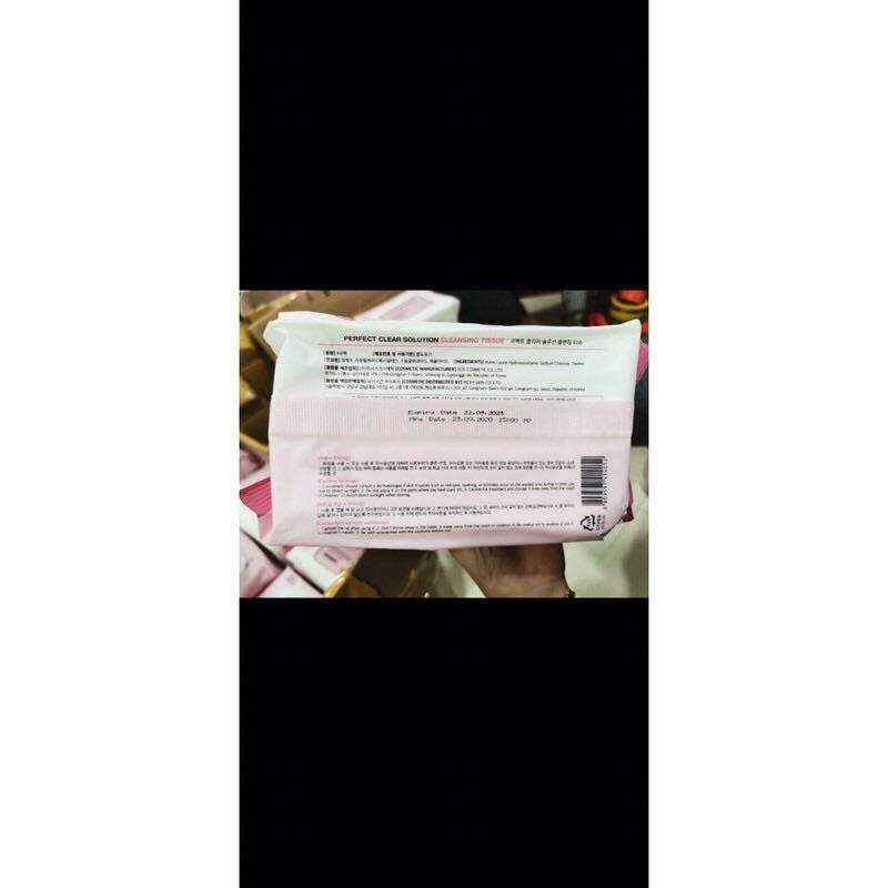 Chuẩn auth date 2023 khăn ướt tẩy trang sạch sâu Picky Skin 60miếng