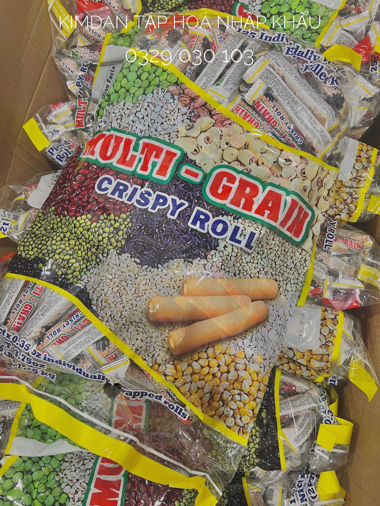 BÁNH NGŨ CỐC MULTI GRAIN CRISPY ROLL 1,25KG NHẬP KHẨU MỸ