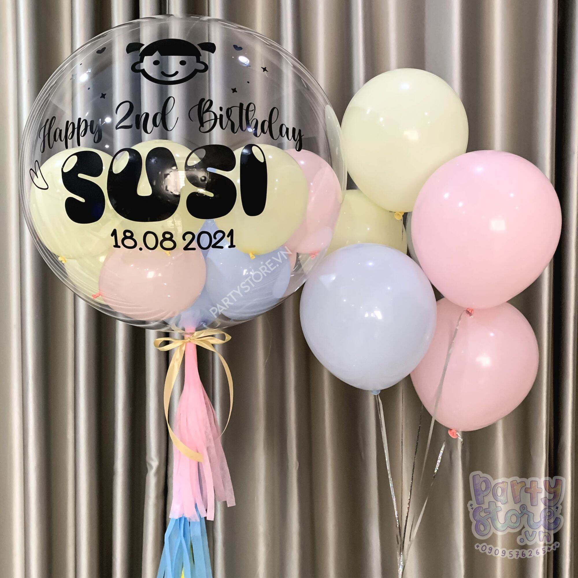 Bóng bự JUMBO trong suốt nhựa PE 36inch 90cm, Dùng trang trí tiệc sinh nhật, party, lễ cưới.