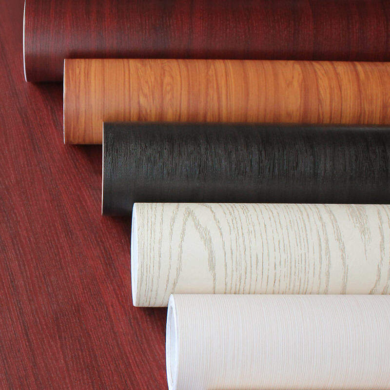 Tủ Quần Áo Giấy Dán Tường Chống Nước Miếng Mềm Boeing GiấY Dán Vân Gỗ Cải Tạo Đồ Nội Thất Cửa Cũ Mặt Bàn Giả Gỗ Dán Da Tự Dính